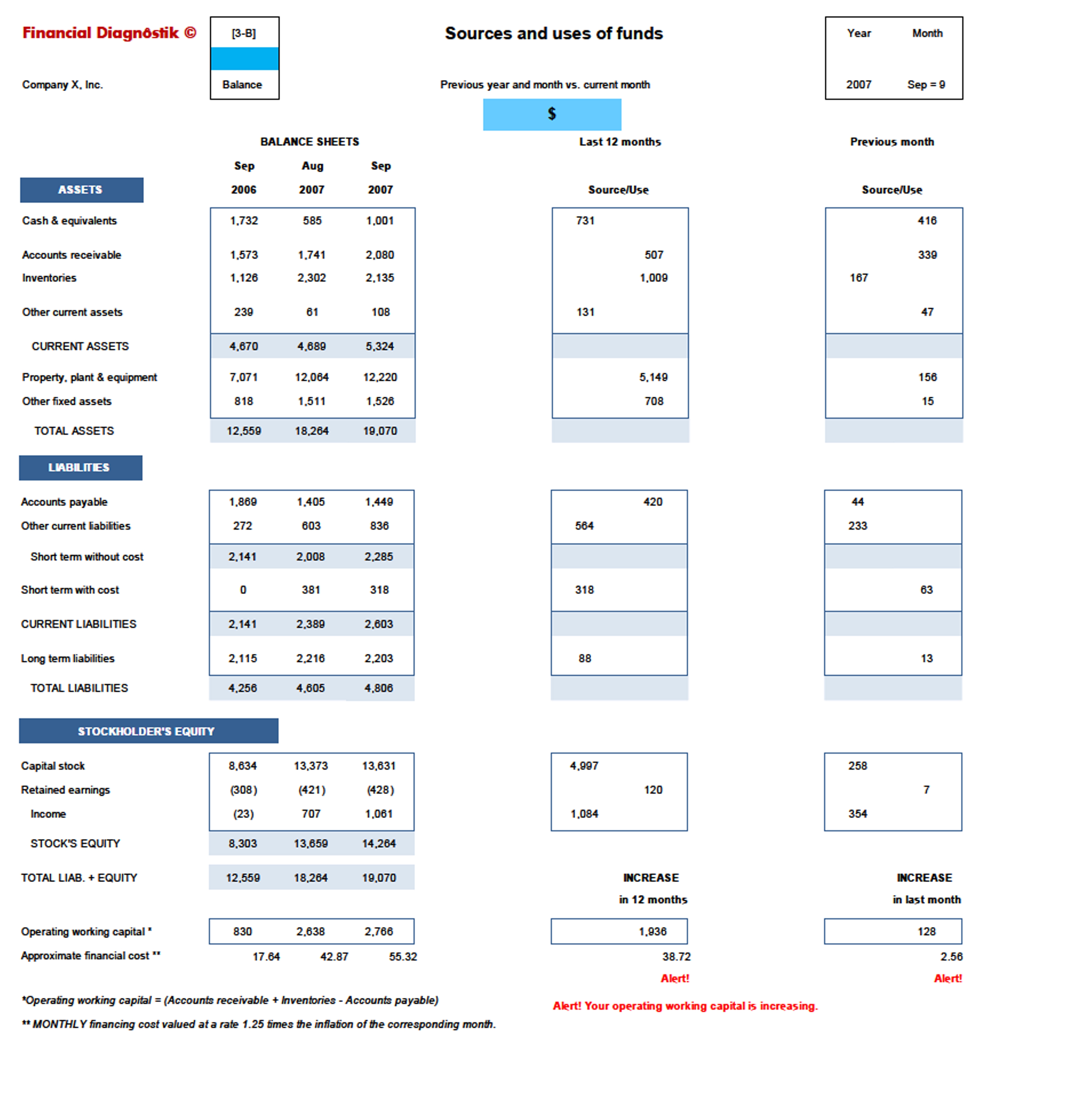 Financial Diagnôstik© — Balance sheet